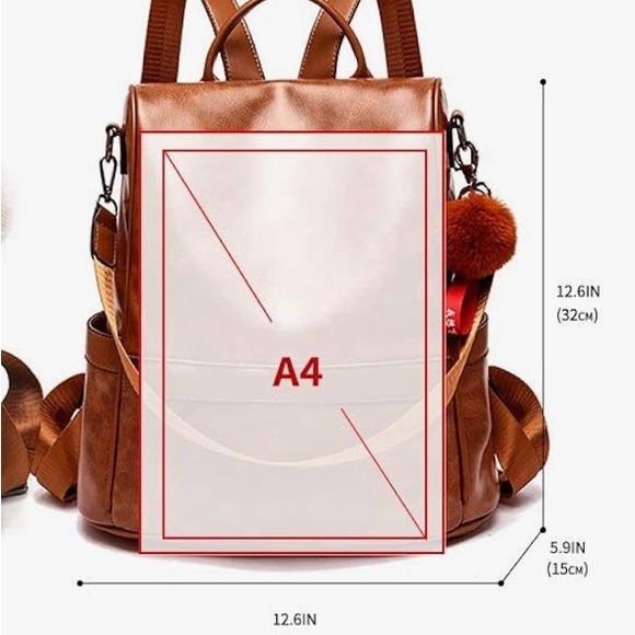 COPY - Cheruty faux leather backpack - Picture 9 of 9